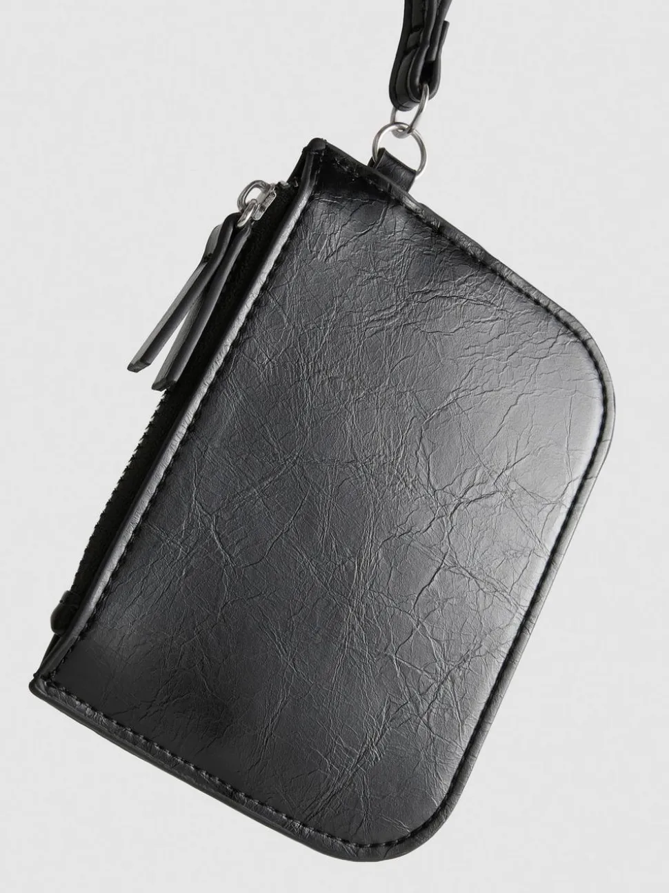 Wristlet-Tasche in Lackoptik