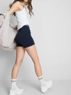 Yogashorts mit hohem Bund, 2er-Pack